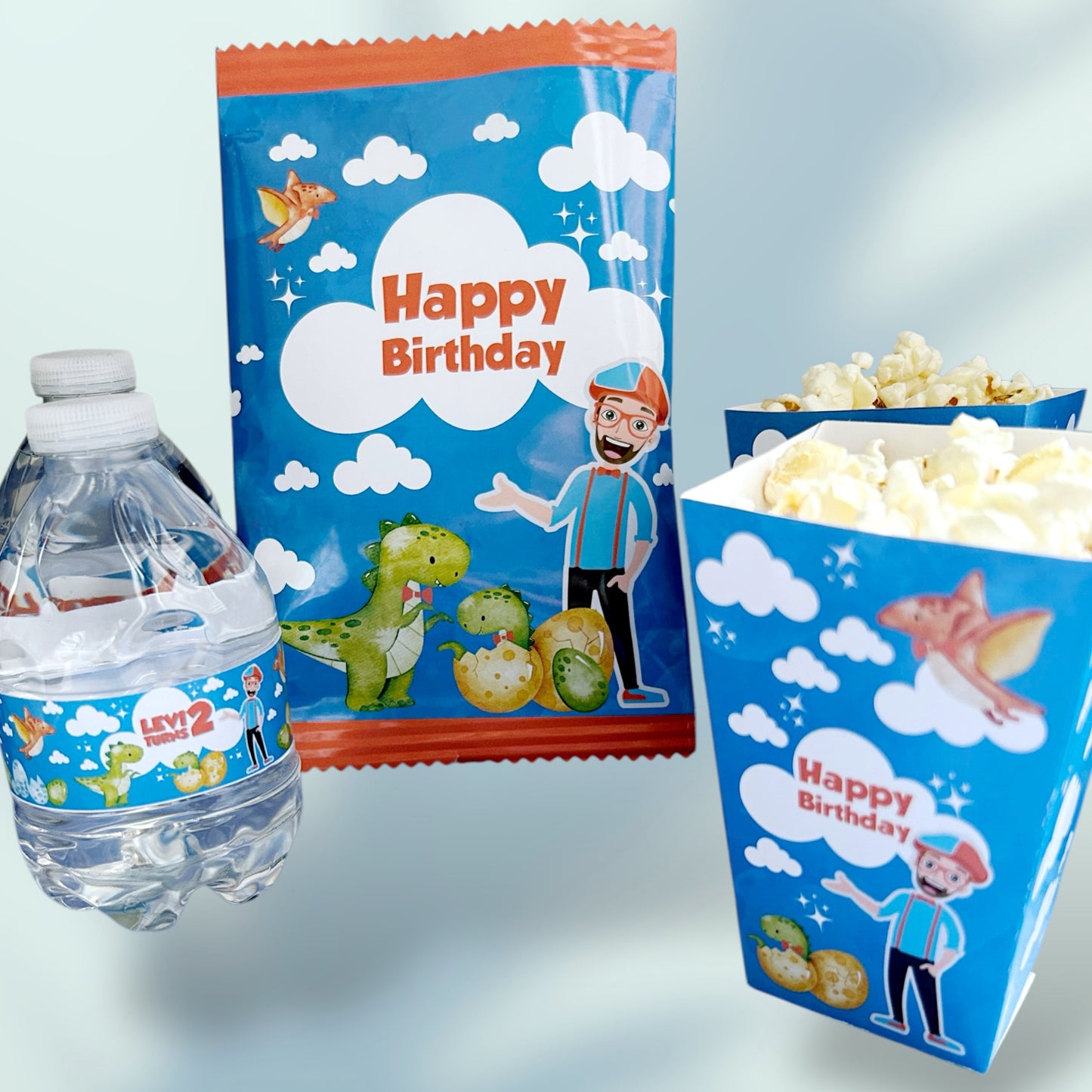 Blippi and Dino Chip Bag