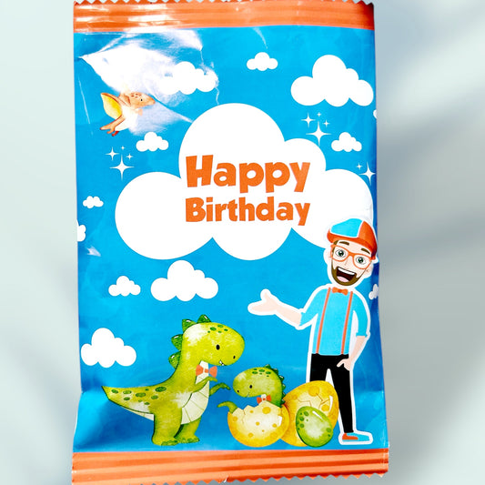 Blippi and Dino Chip Bag